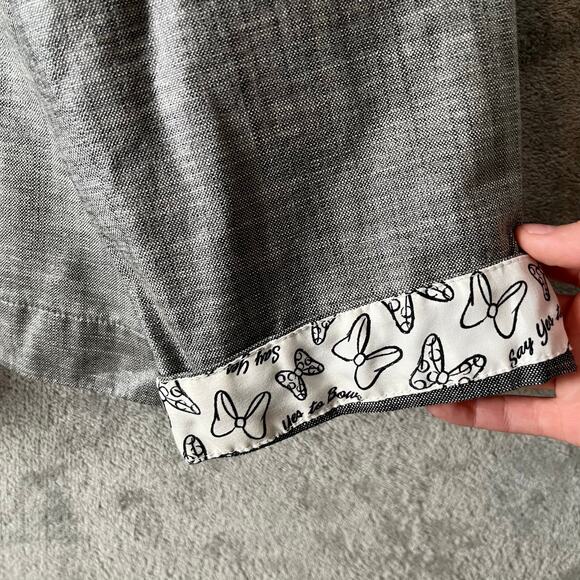 Disney Parks Rain Jacket Women's 1X Minnie Mouse Say Yes to Bows Full Zip Hooded - Picture 6 of 7